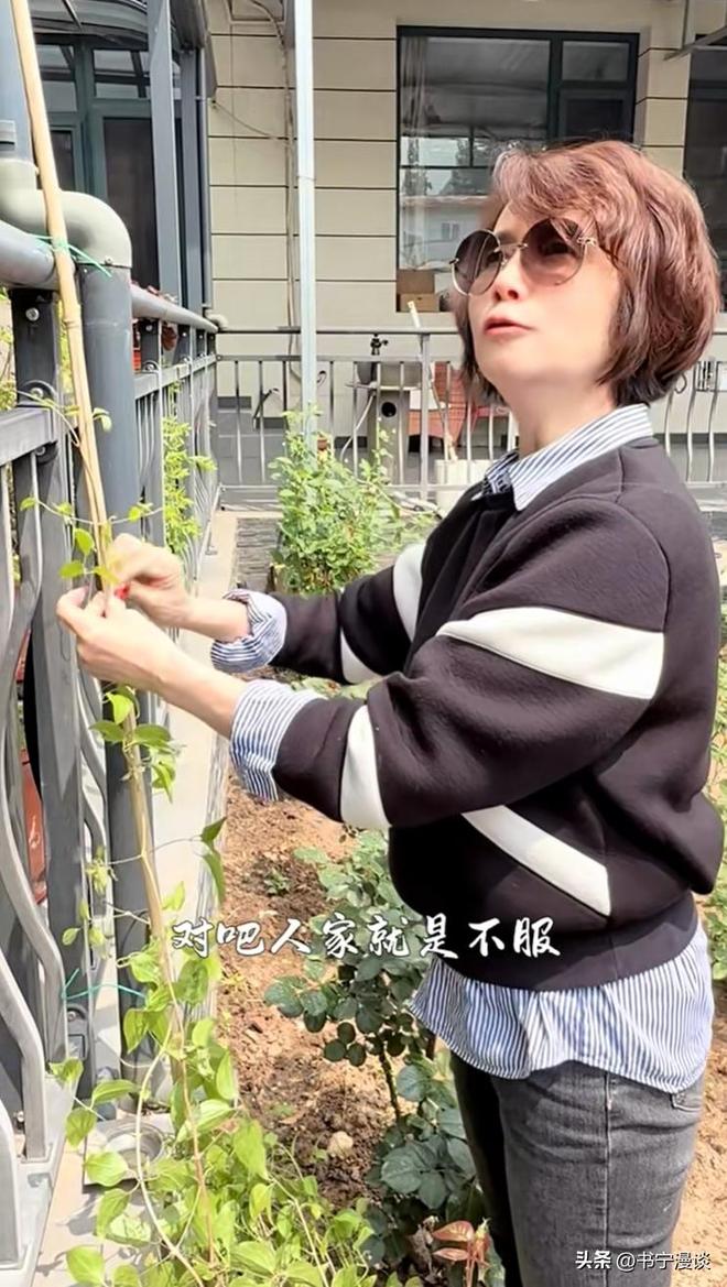 二婚丈夫住农村平房院子大得能跑步九游会网站64岁徐俐晒北京小院和(图6)